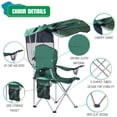 thumbnail image 2 of VTOY Folding Chair with Canopy Portable Chair with Shade for Outside Beach Chairs for Adults Chair with Shade Canopy Camping Chairs for Outdoors(Green)), 2 of 8
