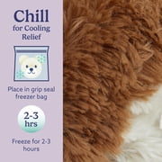 Warmies Junior 9” Cow Stuffed Animal, Microwavable Heated Plushies and Weighted Soft Plush Toys