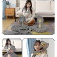 thumbnail image 2 of Realistic Giant Cobra Snake Stuffed Animals Plush Toys, 2 of 5