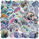 thumbnail image 1 of Pegatinas de vinilo de acuarela con forma de animal marino, 100 unidades, 1 of 2