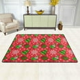 thumbnail image 2 of Dreamtimes Green Christmas Tree Non-Slip Area Rug 36"x24", Winter Elf Snowflake Floor Carpet Comfort Floor Mats Decor for Indoor Front Porch,Living Room, Bedroom,Kitchen, 2 of 7