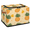 Multicolor 3, variant on ADECORIVY Pineapples Navy Stripes Fabric Storage Bin with Lid, Foldable Storage Box Decorative Cube Organizer Basket for Closet Shelf Organizing Clothes