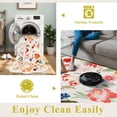 thumbnail image 4 of YOUFORTONG 2x4 Washable Runner Rug, Vintage Floral Scalloped Low Pile Carpet, Non Slip Stain Resistant Soft Thin Rug for Entryway Hallway Kitchen Bedroom Bathroom,Beige, 4 of 7