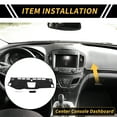 thumbnail image 2 of Cubierta de tablero Unique Bargains para Chevrolet Colorado 2015-2022, alfombra de cubierta de tablero antideslizante, cubierta de consola central de tablero de franela, color negro, 2 of 6
