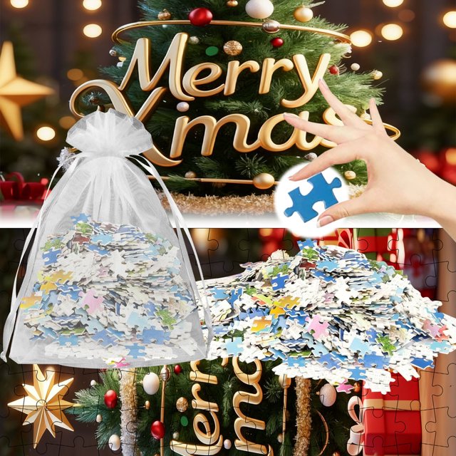 Children's Christmas Puzzles Gift Set: 130 Puzzles for Family Fun