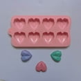 thumbnail image 2 of chaungfeng 8 Grid Heart Silicone Cake Chocolate Mold, Silicone Baking Pan Mold for DIY Cake Mousse Dessert, 3D Mould for Candy Fondant Ice Cream Soap Cupcake Cheesecake Jelly 7.9"x4", 2 of 9
