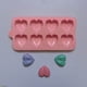 thumbnail image 1 of Juego de moldes de silicona con forma de corazón para tartas | Herramienta para hacer pudines con forma de corazón para hornear, chocolate, gelatina y cubitos de hielo | Antiadherente, apto para uso, 1 of 9
