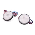 thumbnail image 1 of 2Pcs 61mm Circular LED Rojo Luz de Stop Trasera Intermitente Reflector para Moto Perno M6, 1 of 1