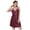 Modena, variant on LYMAYTER Women's Silk Nightgown Spaghetti Strap Lace Chemise Satin Slip Silk Negligee S-XL