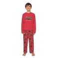 thumbnail image 4 of Feral But Festive Raccoon Matching Family Christmas Pajamas, Plus Sizes, With Pockets, 4 of 7