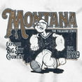 thumbnail image 2 of Popeye Montana State MT Cartoon Men's Graphic T Shirt Tees Brisco Brands S, 2 of 6