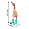 thumbnail image 2 of Xihbxyly Ofertas Relámpago de Hoy Familia de Patos Tallados a Mano, Decoración Divertida E Interesante para El Hogar, Decoración de Escritorio de Resina para Patio, Manualidades, 2 of 7