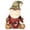 1A- Santa Claus, variant on Christmas Gift Bags 11", Plush Christmas Reindeer Candy Treat Bag for Kidults, Cozy Farmhouse Christmas