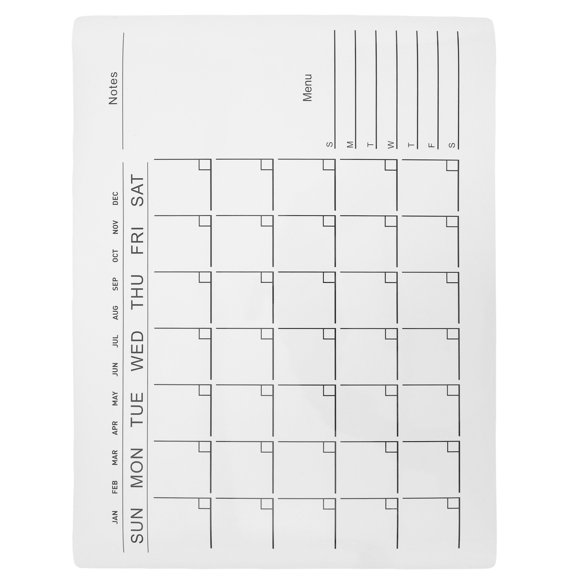 OUNONA Planner Whiteboard Autocorrectivo Con Adhesivo Fuerte Y Fácil De Retirar Para Uso Profesional