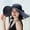 Navy, variant on Hauaitttt Beach Hats for Women Big Straw Wide Brim Summer Hat Floppy Foldable Roll up Cap Sun Hat Field Hat Women Accessorize Hat Outback Hat Washable Haddock Hat Cute Beach Hats for Women Womens