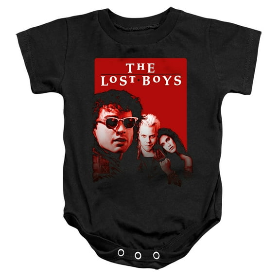 The Lost Boys Michael David Star Unisex Infant Snap Suit for Baby (18 Months) Black