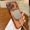 thumbnail image 4 of Magnetic Clear Glitter Case for iPhone 17 Pro Max,[Compatible with MagSafe] Cute Bling Sparkly Diamond Rhinestone with Camera Protector TPU Bumper Women Girl Case for iPhone 17 Pro Max,Silver, 4 of 9