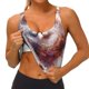 thumbnail image 3 of Fotbe White Red Cat Couple Sujetador Deportivo Largo sin Aros para Mujer con Almohadillas y Soporte Medio, Transpirable y Absorbente, Camiseta Tipo Chaleco o Tank Top-Small, 3 of 8