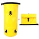 thumbnail image 4 of Bolsa de barril plegable impermeable amarilla de 20 l para almacenamiento al aire libre para acampar, hacer senderismo y aventuras en la playa, 4 of 8