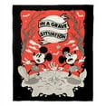 thumbnail image 2 of Mickey Mouse Grave Situation Disney Kids Silk Touch Throw Blanket, 50 x 60 inches Red, 2 of 5
