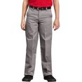 thumbnail image 1 of Dickies Pantalon Garçon Coupe Classique Jambe Droite devant Plat, 8-20, 18, Argent, 1 of 1