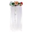 thumbnail image 1 of Diadema de flores Gloria de tul decoración y accesorio para fotomatón Multi, 1 of 6