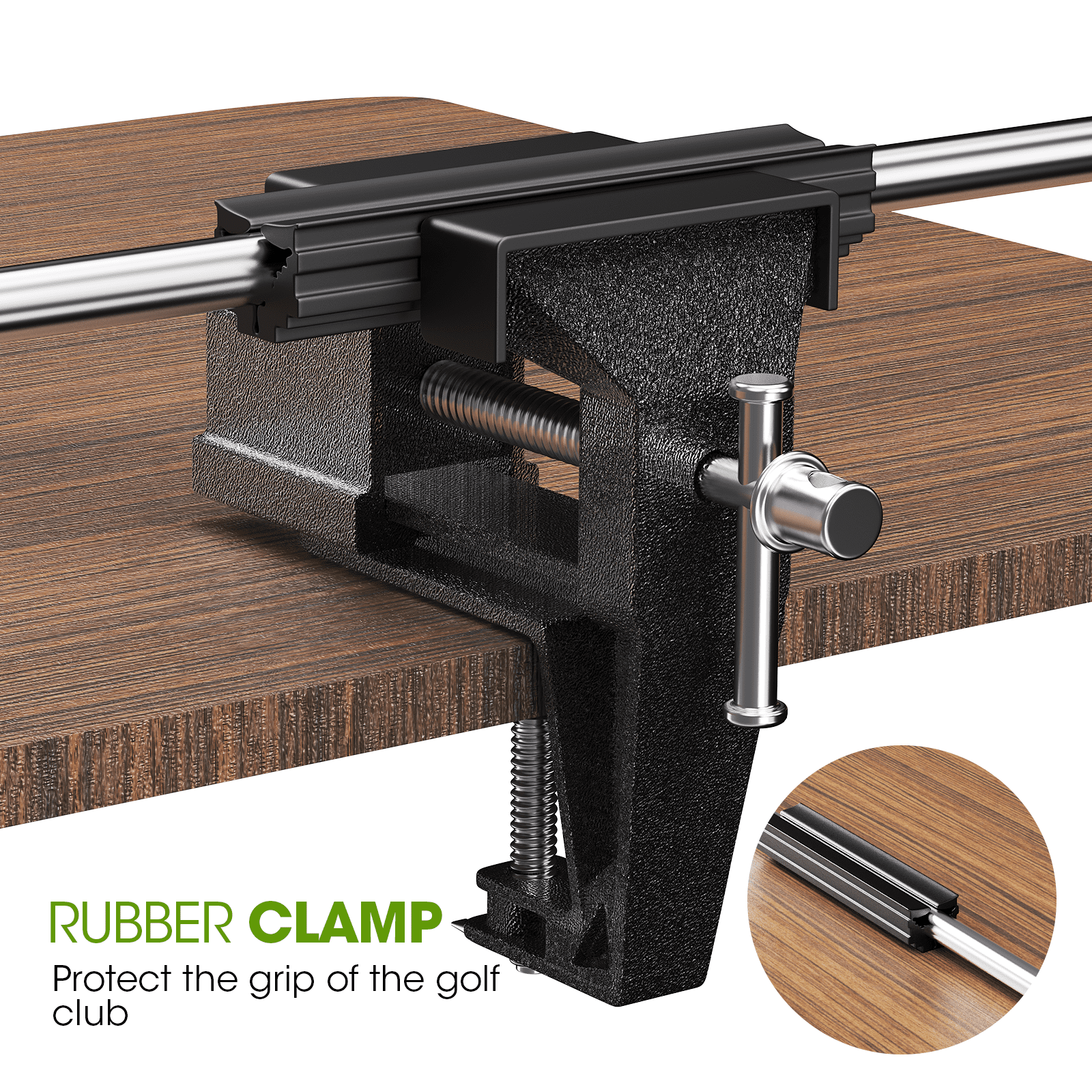 Golf Grip Kit for Regripping Golf Clubs, Portable Table Vise Rubber Clamp for Golf Grip Removal Tool , Golf Club Regripping Kit