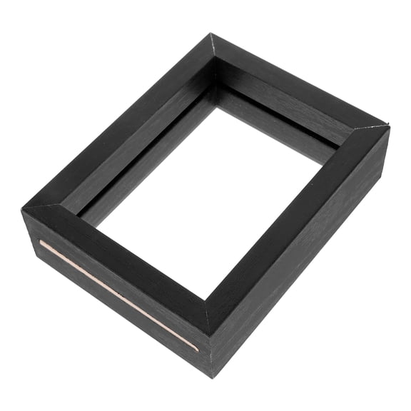 NUOLUX 1Pc Dried Flower Picture Frame Rectangular Black Wood Glass Display Specimens Home Decoration