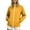 Yellow, variant on Ynynloco Women's Lightweight Softshell Jacket with Pockets Windbreaker Waterproof Warm Jacket for Running Golf Hiking