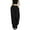 Black, variant on Women'S Slouchy Mountain Pants Pleated Straight Leg Casual Pants (Beige,XXXL)
