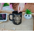 thumbnail image 6 of Disney The Nightmare Before Christmas Jack And Sally Wax-Resist Pottery Mug, 6 of 8