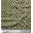 thumbnail image 1 of Soimoi Japan Crepe Satin Fabric Dot & Musical Notes Shirting Decor Fabric Printed Yard 42 Inch Wide, 1 of 1
