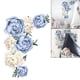 thumbnail image 4 of Flores etiqueta de peonía rosa, calcomanías de pared de flores para el fondo del sofá, sala de , dormitorio, cocina, raciones de Azul Soledad Flores pegatinas de pared, 4 of 8