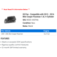 thumbnail image 2 of Pan - Compatible with 2013 - 2016 Mini Cooper Paceman 1.6L 4-Cylinder 2014 2015, 2 of 2