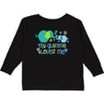 thumbnail image 3 of Inktastic My Glamma Loves Me Cute Elephants Boys or Girls Long Sleeve Toddler T-Shirt, 3 of 5