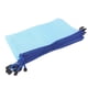 thumbnail image 1 of Carpeta de documentos con cremallera A4, 12 unidades, funda protectora, color azul, 1 of 9
