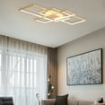 thumbnail image 6 of 1 PCS White LED Ceiling Light Chandelier Square Flush Mount Lamp Fixture Bedroom Home Brightness: Infinitely Adjustable (10%-100%), 6 of 10