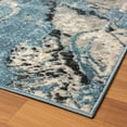 thumbnail image 5 of Luxe Weavers Modern Abstract Marble Swirl Blue 8x10 Area Rug, Indoor Carpet, 5 of 10