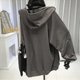 thumbnail image 5 of Conjuntos de Entrenamiento de 2 Piezas para Mujer, Conjuntos de Salón A Juego, Sudadera con Cremallera y Falda, Ropa de Gimnasio, Conjuntos de Yoga Gris L, 5 of 8