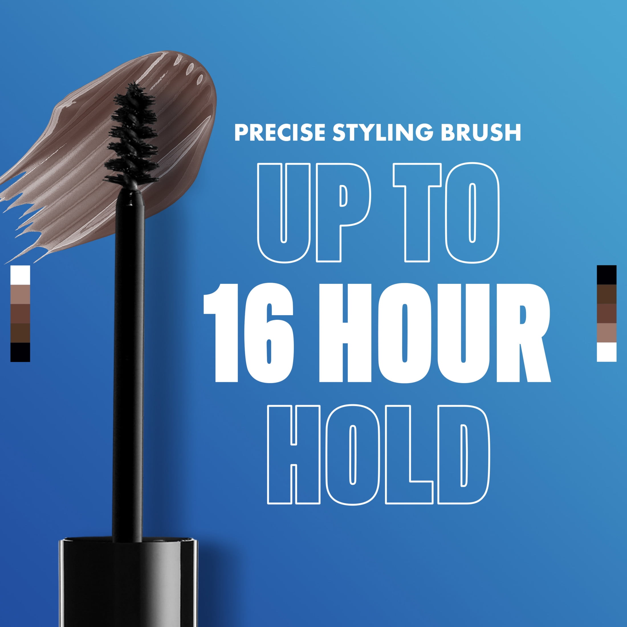 Nyx Professional Makeup, The Brow Glue, Instant Brow Styler, 16H Extreme Hold, Vegan Formula - Medium Brown, 0.18oz / 5g