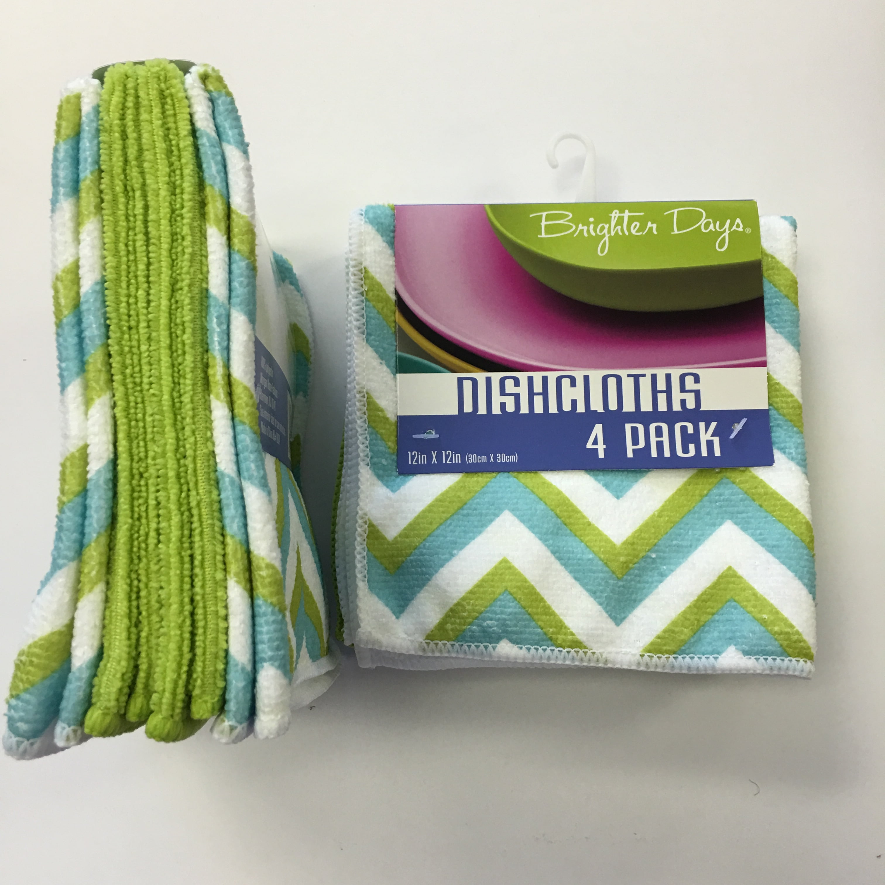 Brighter Days Print Dasen 4 Pk Dishcloths