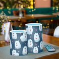 thumbnail image 6 of Samoyed Heart Pattern Flameless LED Candle Set with Remote, Battery Operated Color Changing Pillar Candles, Set of 2, 6 of 7