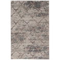 thumbnail image 2 of Contemporary Home Living 2' x 3' Rectangular Damask Medallion Area Throw Rug - Gray and Charcoal, 2 of 4