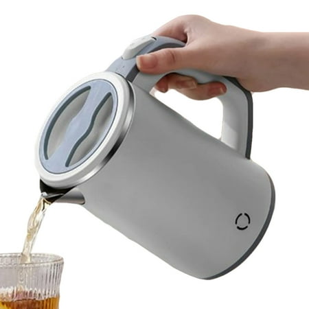 

0.8L Hot Water Boiler BPA Free Double Wall Boiling Water Heater for Daily Use and Office White Europe Standard