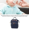 thumbnail image 4 of Diaper Bag Foldable Multifunctional Baby Diaper Backpack with USB Charging Port for Travel, 4 of 7