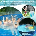 thumbnail image 4 of Waterfall Pool Spray Pool Fountain Pool Sprayer Hydrodynamic Adjustable Aerator Swimming Pool Waterfall For 1.5 Inch Interface (white), 4 of 5