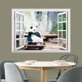 thumbnail image 3 of wall26 Removable Wall Sticker/Wall Mural - Cute Giant Panda | Creative Window View Wall Decor - 36 Inchx48 Inch, 3 of 6