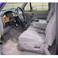 thumbnail image 2 of F213 1993-1998 Ford F150-F550 Regular, Xcab and Crew Cab Front 40/20/40 Split Seat Exact Seat Covers in Dark Gray Leatherette, 2 of 3