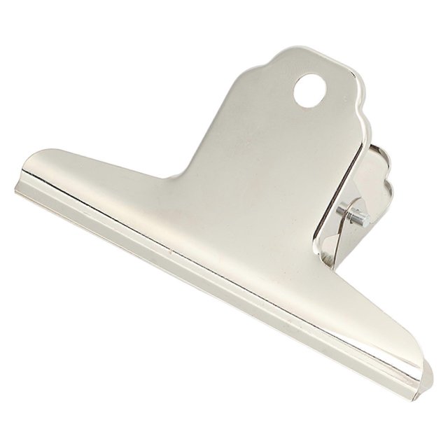 3Pcs Bulldog Clips Smoother Edges Strong Clamping Force Metal Hinge Clips for Crafts Food Bags Photos Maps Home Office