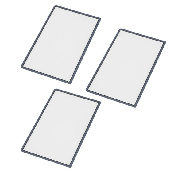 3Pcs Replacement Top Upper Screen Suitable for New 3DS XL, Resin Upper Top Screen Display Repair Parts
